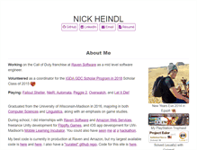 Tablet Screenshot of nheindl.com